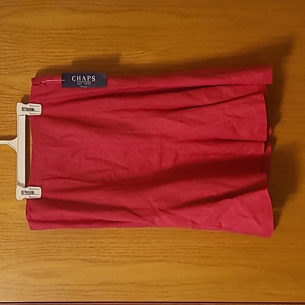 Chaps Women's Pink A-Line Skirt